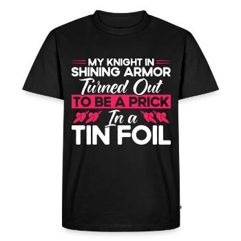 Divorce Divorcé Divorcé Cadeau - T-shirt Premium bio Homme - noir - Devant - Nico (187cm)