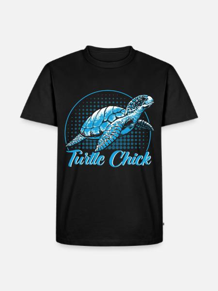 Turtle Lovers Sea Turtles Shieldkr - Men's Premium Organic T-Shirt - black