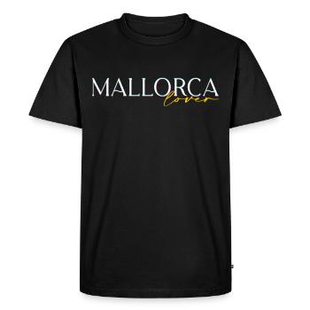 Majorca - Men's Premium Organic T-Shirt - black - Front - Nico (187cm)