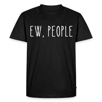 EW, PERSONNES - T-shirt Premium bio Homme - noir - Devant - Nico (187cm)