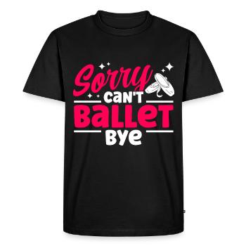 Ballet Danse Ballerine Ballet Dancer Cadeau - T-shirt Premium bio Homme - noir - Devant - Nico (187cm)