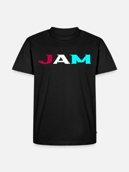 JAM - Men's Premium Organic T-Shirt - black