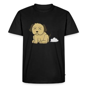 Dog Pups de cadeaux chien de compagnie maîtresse - T-shirt Premium bio Homme - noir - Devant - Nico (187cm)