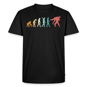 Evolution Jiu Jitsu Arts Martiaux - T-shirt Premium bio Homme - noir - Devant - Nico (187cm)
