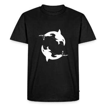 Orca Orcinus orca - T-shirt Premium bio Homme - noir - Devant - Nico (187cm)