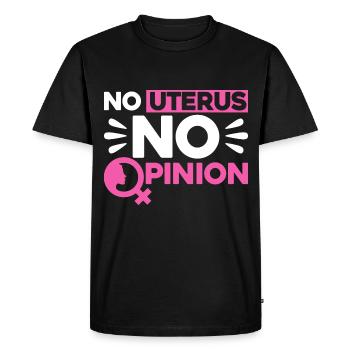 Droits des femmes Autonomisation féministe - T-shirt Premium bio Homme - noir - Devant - Nico (187cm)