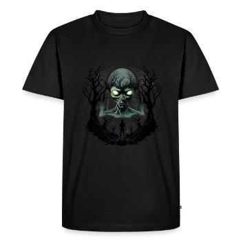 Step Into A Moonlit Forest Enigma In Sinister Glow - T-shirt Premium bio Homme - noir - Devant - Nico (187cm)