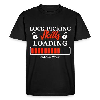 Locks crack Locksmith Lock cracking - Men's Premium Organic T-Shirt - black - Front - Nico (187cm)