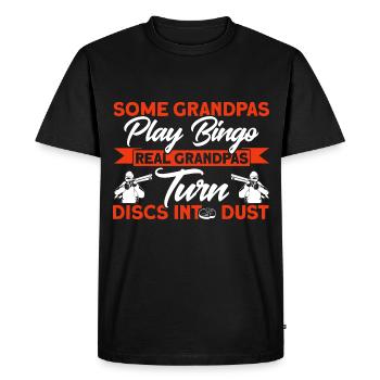 Club de tir Sports de tir Tir au pigeon d’argile Cadeau - T-shirt Premium bio Homme - noir - Devant - Nico (187cm)