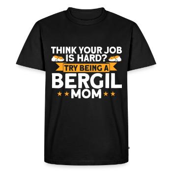 Gerbille Gerbille Gerbil Lover Cadeau - T-shirt Premium bio Homme - noir - Devant - Nico (187cm)
