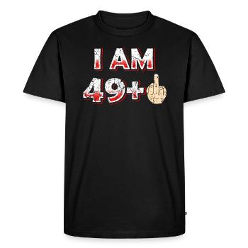 50th birthday Happy Birthday 50 years - Men's Premium Organic T-Shirt - black - Front - Nico (187cm)