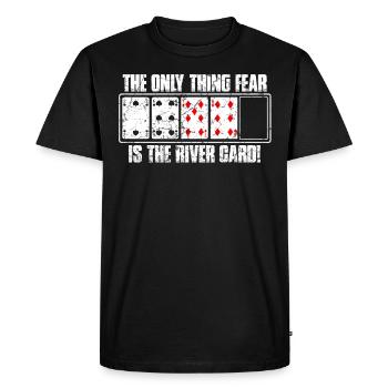 Poker - T-shirt Premium bio Homme - noir - Devant - Nico (187cm)