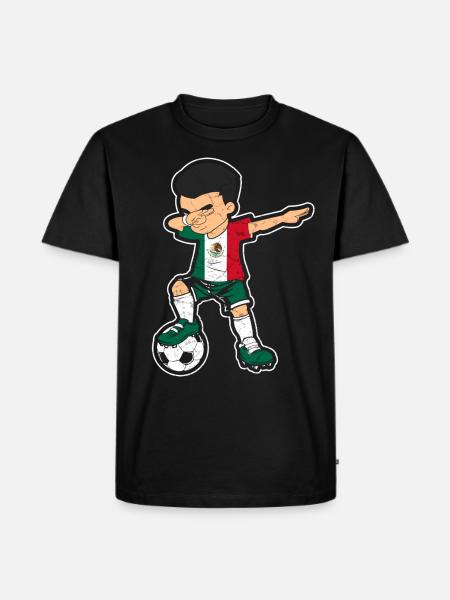 Soccer Mexico - Men's Premium Organic T-Shirt - black