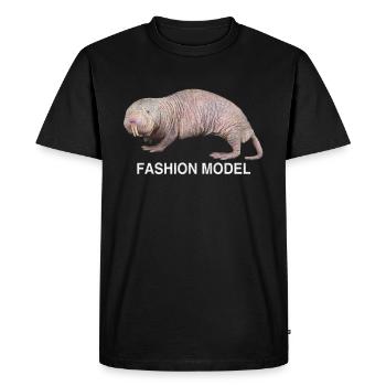 Nude mole mole animal - Men's Premium Organic T-Shirt - black - Front - Nico (187cm)