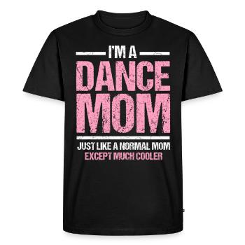 Danse Maman Danse Mère Disco Cadeau - T-shirt Premium bio Homme - noir - Devant - Nico (187cm)