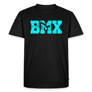 BMX guys - Men's Premium Organic T-Shirt - black - Front - Nico (187cm)