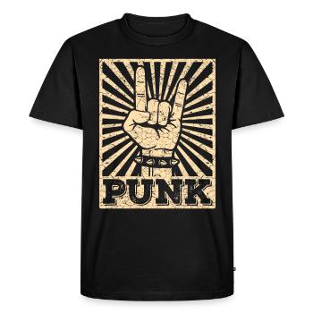 Cadeau de concert de groupe de punk rock - T-shirt Premium bio Homme - noir - Devant - Nico (187cm)