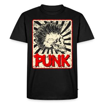 Cadeau de concert de groupe de punk rock anarchie musique punk - T-shirt Premium bio Homme - noir - Devant - Nico (187cm)