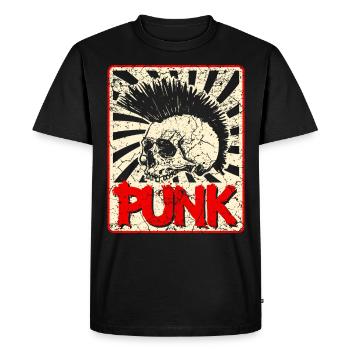 Cadeau de concert de groupe de punk rock anarchie musique punk - T-shirt Premium bio Homme - noir - Devant - Nico (187cm)