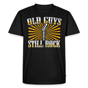 Rock legend rock and roll music guitar gift - Men's Premium Organic T-Shirt - black - Front - Nico (187cm)