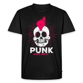 Punk rock musique punk rocker punks punk cadeau - T-shirt Premium bio Homme - noir - Devant - Nico (187cm)