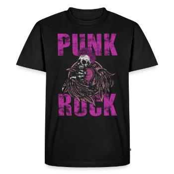 Musique punk punk rocker crâne punk punk - T-shirt Premium bio Homme - noir - Devant - Nico (187cm)