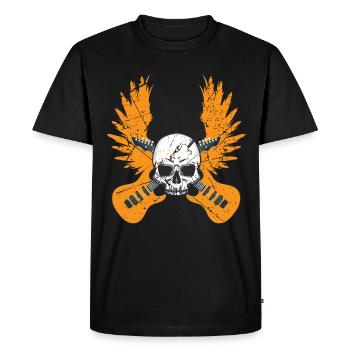 Bassiste bassiste bassiste EADG - T-shirt Premium bio Homme - noir - Devant - Nico (187cm)