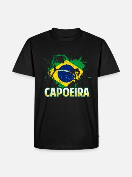 Capoeira Atlethical Brésil Art Martial - T-shirt Premium bio Homme - noir