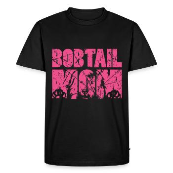 Bobtail chien mère chien - T-shirt Premium bio Homme - noir - Devant - Nico (187cm)