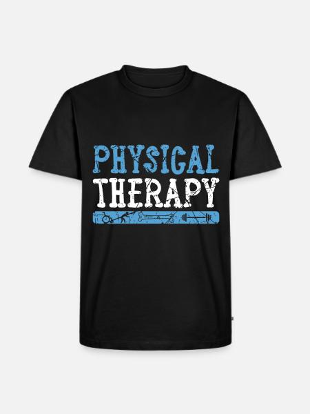 Physiotherapeut Beruf - Männer Premium Bio T-Shirt - Schwarz