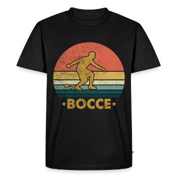 Bocce Bowling J’ai jouer Bocca Balle Joueurs - T-shirt Premium bio Homme - noir - Devant - Nico (187cm)