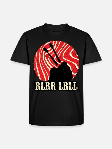 Drums Rule Drum Sticks - Men's Premium Organic T-Shirt - black