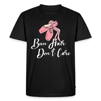 Ballerina Ballet Dancer Mode Dance Gift - Men's Premium Organic T-Shirt - black - Front - Nico (187cm)