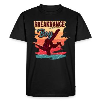 Breakdance Jeunes Enfants - T-shirt Premium bio Homme - noir - Devant - Nico (187cm)
