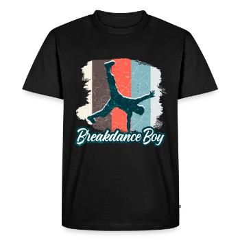 Breakdance Young Dancers Breakdancing - Men's Premium Organic T-Shirt - black - Front - Nico (187cm)
