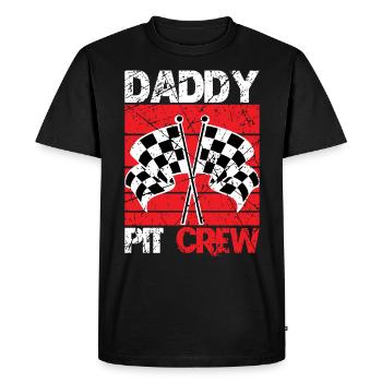 Motorsport père pilote de course papa - T-shirt Premium bio Homme - noir - Devant - Nico (187cm)