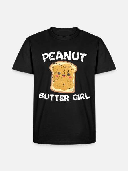 Breakfast lovers peanut butter - Men's Premium Organic T-Shirt - black