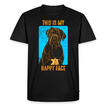 Cane Corso dog dog lovers - Men's Premium Organic T-Shirt - black - Front - Nico (187cm)