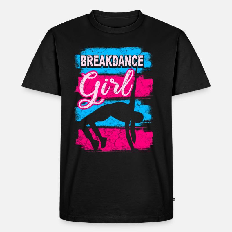 Tanz Tanzen Breakdance Mädchen - Männer Premium Bio T-Shirt - Schwarz