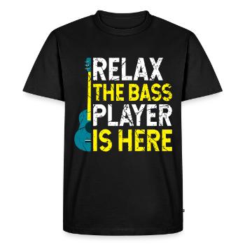 Bass Gitarrist Bassist Bass Spieler - T-shirt Premium bio Homme - noir - Devant - Nico (187cm)