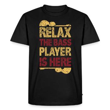 Bass Gitarrist Bassist Bass Spieler - T-shirt Premium bio Homme - noir - Devant - Nico (187cm)