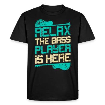 Bass Gitarrist Bassist Bass Spieler - T-shirt Premium bio Homme - noir - Devant - Nico (187cm)