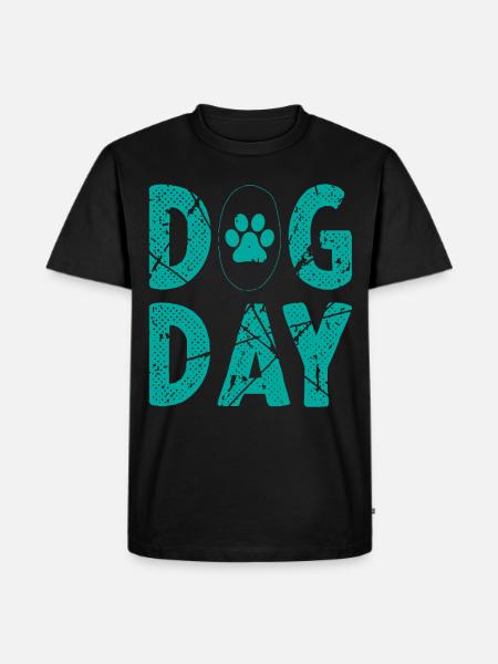 Dog lovers dog language - Men's Premium Organic T-Shirt - black