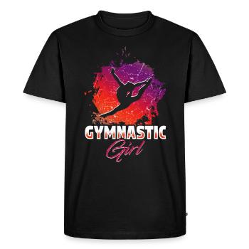Gymnaste gymnaste gymnastique gymnastique - T-shirt Premium bio Homme - noir - Devant - Nico (187cm)