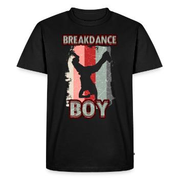 Breakdance Young Dancers Breakdancing - Men's Premium Organic T-Shirt - black - Front - Nico (187cm)
