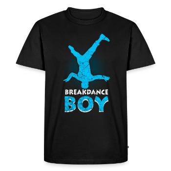 Breakdance Young Dancers Breakdancing - Men's Premium Organic T-Shirt - black - Front - Nico (187cm)
