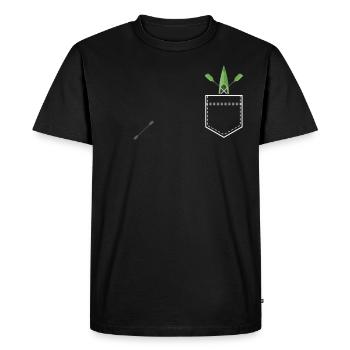 Excursion en canoë Kayak Pagayage Embouteillage Aviron Cadeau - T-shirt Premium bio Homme - noir - Devant - Nico (187cm)