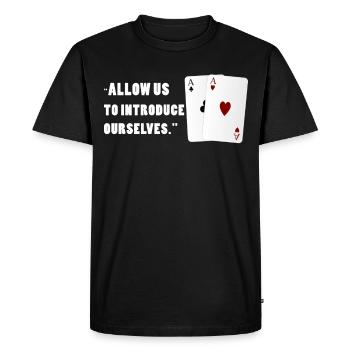 Poker Aces Texas Hold'em - T-shirt Premium bio Homme - noir - Devant - Nico (187cm)