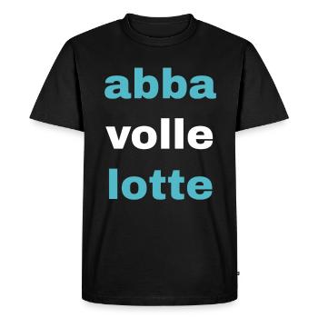 mais plein lotte - T-shirt Premium bio Homme - noir - Devant - Nico (187cm)