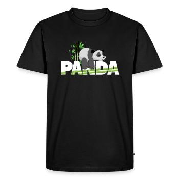 Motifs d'animaux mignons pour enfants et adultes amoureux des animaux - T-shirt Premium bio Homme - noir - Devant - Nico (187cm)